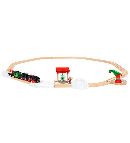 BRIO Togbanesæt - 36014 - Christmas Steaming Train Set