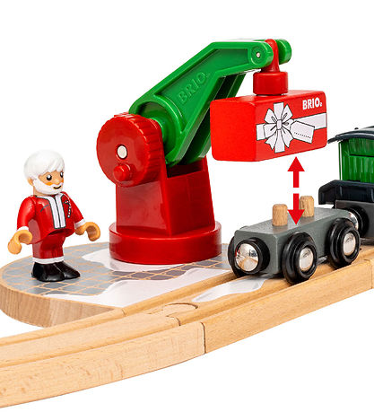 BRIO Togbanesæt - 36014 - Christmas Steaming Train Set