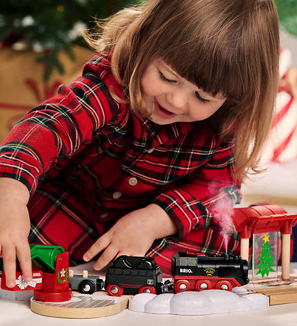 BRIO Togbanesæt - 36014 - Christmas Steaming Train Set