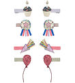 Mimi & Lula Hårclips - 8-pak - 3 cm - Birthday Theme Party Time