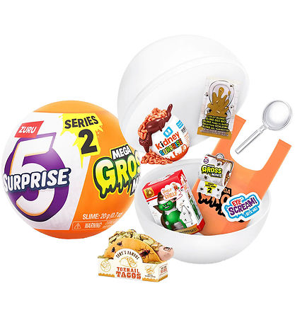 5 Surprise Kugle m. Overraskelse Serie 2 - Mega Gross Minis