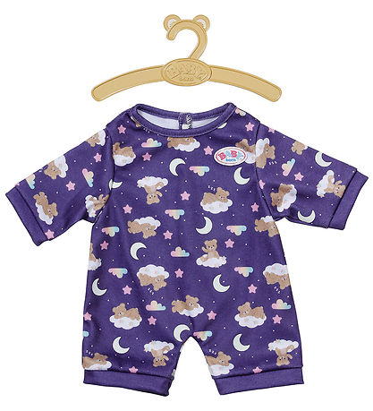 Baby Born Dukketøj - Bear Romper Glow In The Dark - 43 cm