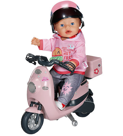 BABY born Dukketilbehør - RC E Scooter - Fjernstyret - 43/36 cm 