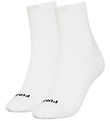 Puma Strømper - 2-pak - Heart Logo Crew - Hvid/Sort