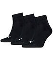 Puma Ankelstrømper - 3-pak - Quarter Plain - Sort