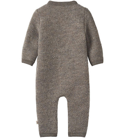 Wheat Køredragt - Uldfleece - Levi - Brown Melange
