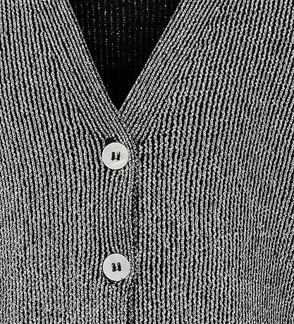Kids Only Cardigan - KogNinna - Strik - Black/Silver Glitter