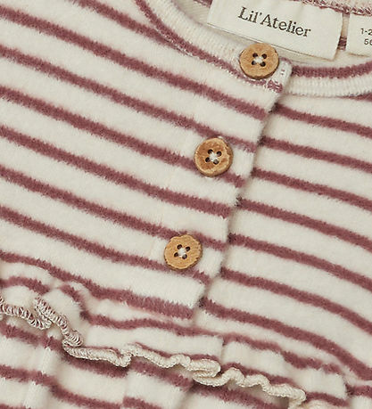 Lil' Atelier Kjolebody l/æ - Strik - NbfThoro - Birch/Rosebrown