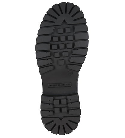 Tommy Hilfiger Støvler - Lace-Up - Sort