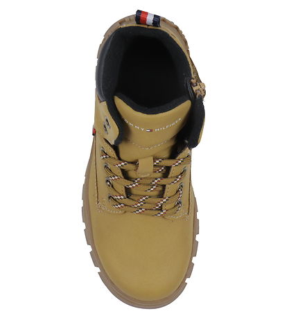 Tommy Hilfiger Støvler - Lace-Up - Ochre