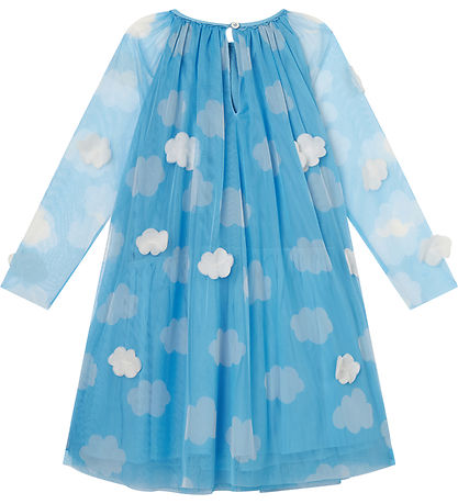 Stella McCartney Kids Tylkjole - Lyseblå m. Skyer