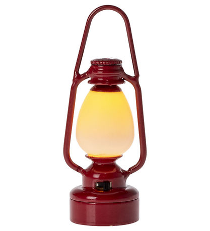 Maileg Miniature Lygte - Vintage Lantern - Mus - Rød