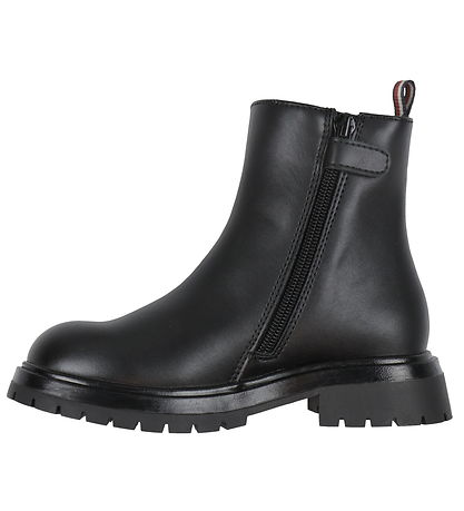 Tommy Hilfiger Støvler - Chelsea - Sort