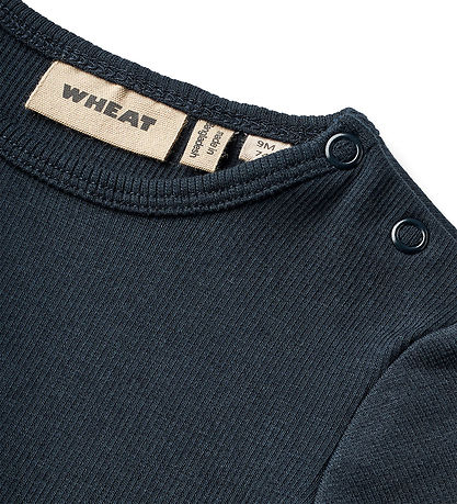 Wheat Body l/æ - 2-pak - Rib - Spencer - Cloudy Sky/Navy