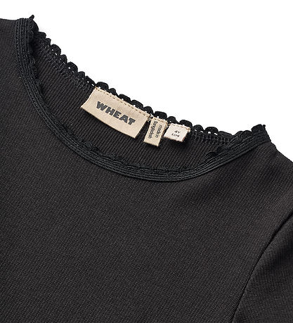 Wheat Bluse - Rib - Reese - Sort