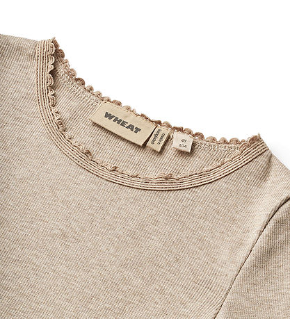 Wheat Bluse - Rib - Reese - Gravel Melange