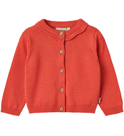 Wheat Cardigan - Strik - Amy - Candy Red