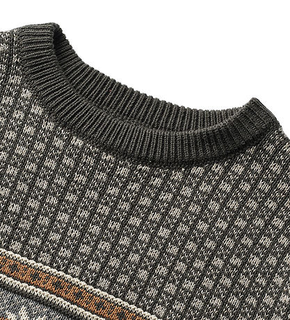 Wheat Bluse - Strik - Jacquard - Julius - Raven