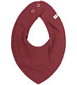 Pippi Baby Teething Bib - Pointy - New Maroon