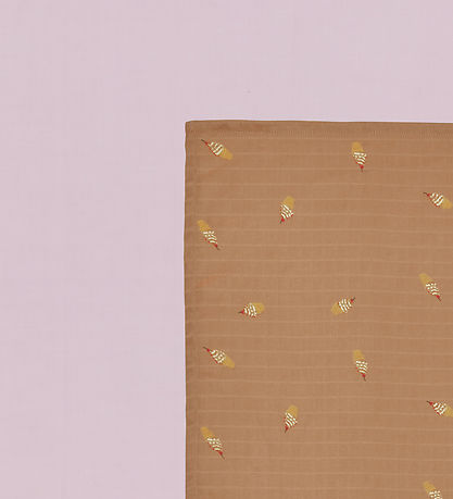 OYOY Stofbleer - 70x70cm - Muslin- 2-pak - Choko/Lavender