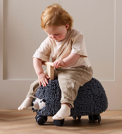 Kids Concept Ride On - Pindsvin - Edvin - Grå