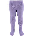 Minymo Strømpebukser - Noos - Solid - Purple Haze