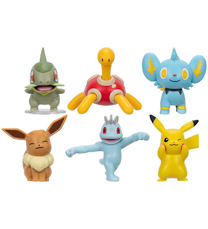 Pokémon Figur - 6-pak - Battle Figure