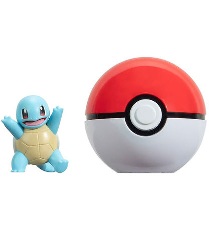 Pokémon Figur - Clip N Go - Squirtle m. Poke Ball