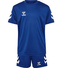 Hummel Træningssæt - hmlLogo - True Blue