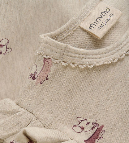 Minymo Heldragt - Beige Melange