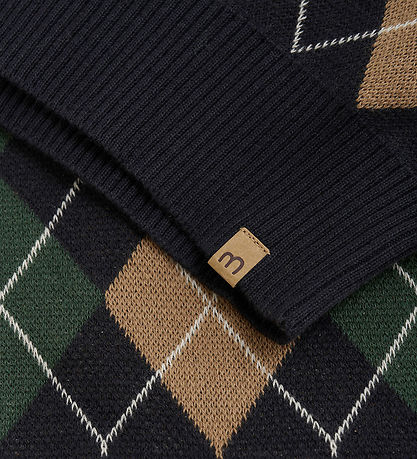 Minymo Vest - Strik - Dark Navy
