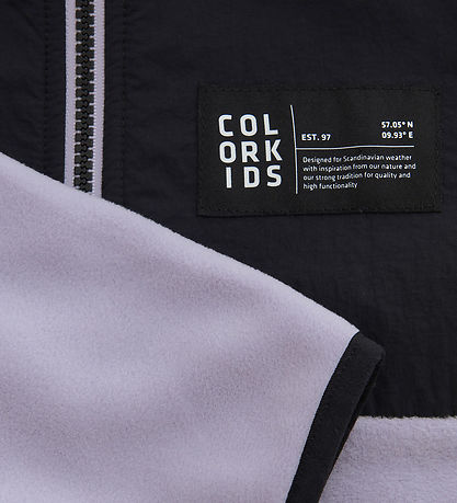 Color Kids Fleecejakke - Languid Lavender