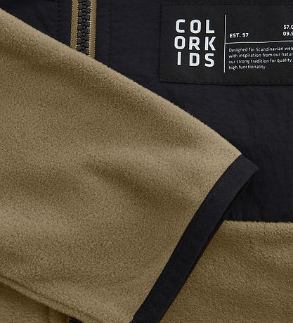 Color Kids Fleecejakke - Lead Grey