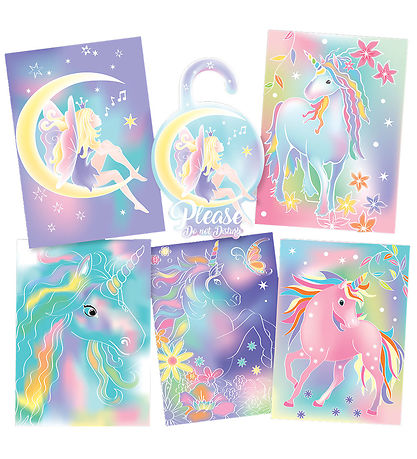 BOX CANDIY Kreasæt - Vandfarvekunstsæt - Totally Magical Unicorn