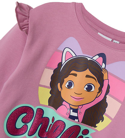 Name It Sweatshirt - NmfSanne - Maueve Orchid