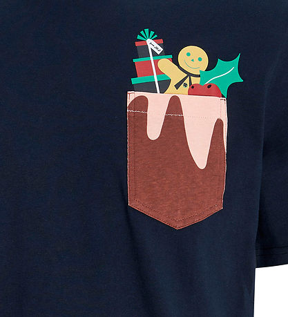 Jack & Jones T-shirt - JjXmas - Sky Captain