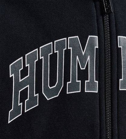 Hummel Cardigan m. Hætte - hmlAlvin - Asphalt