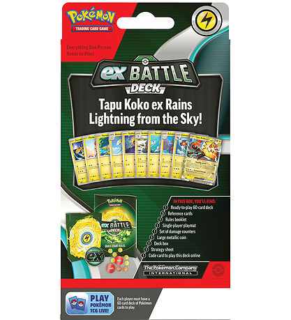 Pokémon Samlekort - Battle Deck - Tapu Koko ex