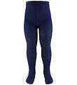 Molo Strømpebukser - Glitter Rib - Warm Blue