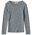 Wheat Bluse - Uld - Alfie - Melange Grey