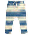 Petit Piao Bukser - Rib - Modal - Deep Cobalt/Dark Off White