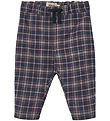 Wheat Bukser - Gustav - Navy Check