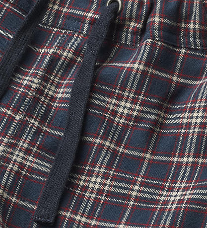 Wheat Bukser - Gustav - Navy Check
