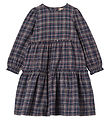 Wheat Kjole - Fanny - Navy Check