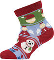 Melton Strømper - Snowman  - Sundried Tomato