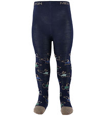 Melton Strømpebukser - Uld - Dog Fun - Peacoat Blue