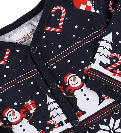 Jule-Sweaters Heldragt - Christmas Heart - Navy