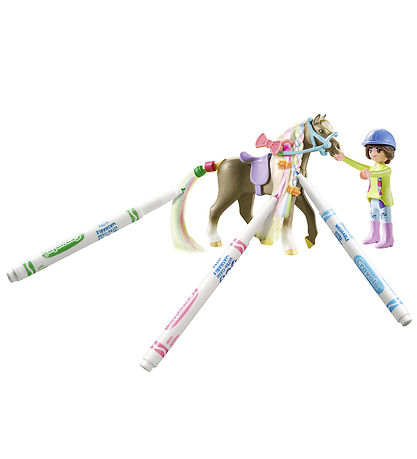 Playmobil Horses Of Waterfall - Vaskbar Heste-sæt - 71640 - 19 D