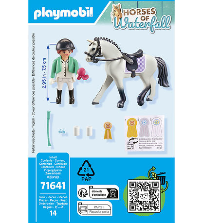Playmobil Horses Of Waterfall - Turneringsrytter - 71641 - 14 De