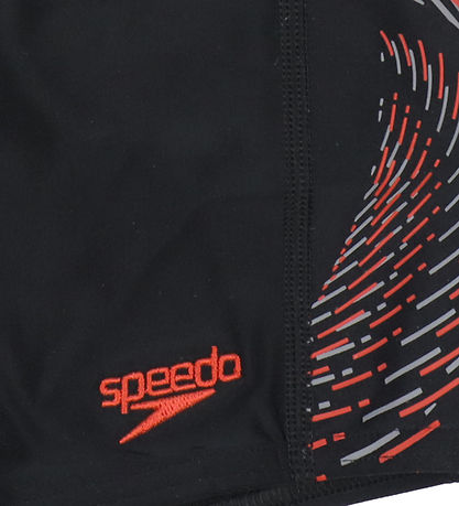 Speedo Badebukser - Hyper Boom Panel Jammer - Sort/Rød